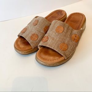 Dansko Slides Slip On Sandals Polka Dots Size 37